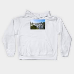 Victoria Falls as seen in Zambia Kids Hoodie